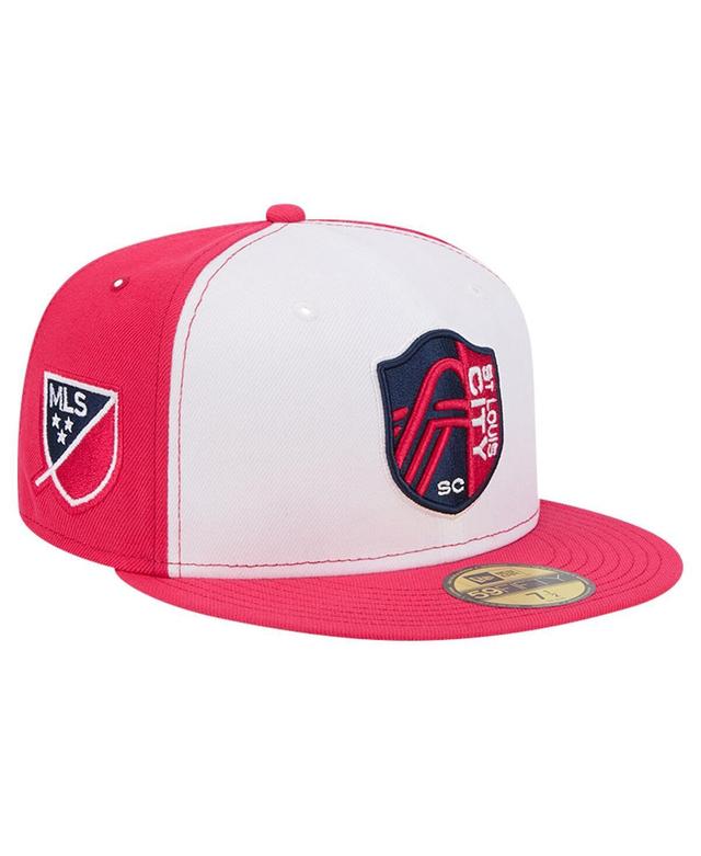 Mens New Era White St. Louis City Sc 2024 Kick Off Collection 59FIFTY Fitted Hat - White Product Image