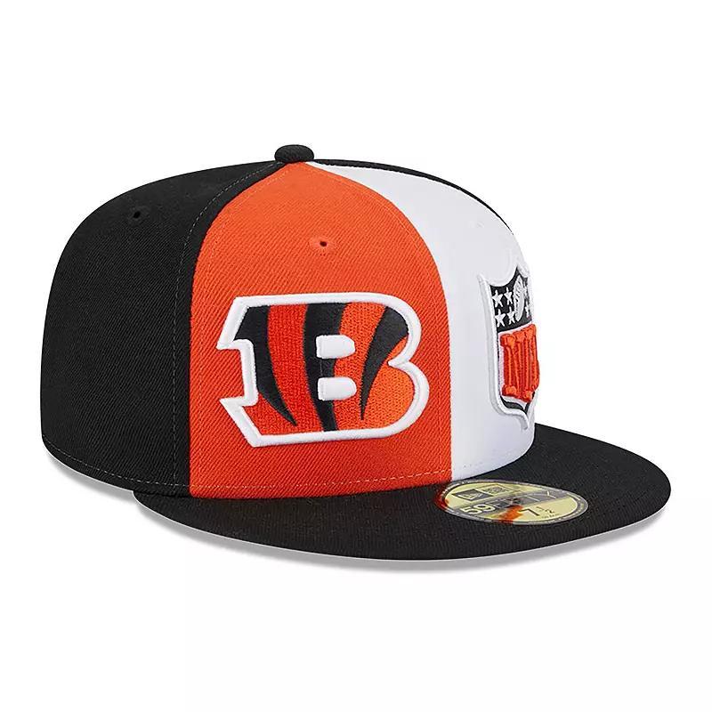 Mens New Era Orange/Black Cincinnati Bengals 2023 Sideline 59FIFTY Fitted Hat Product Image