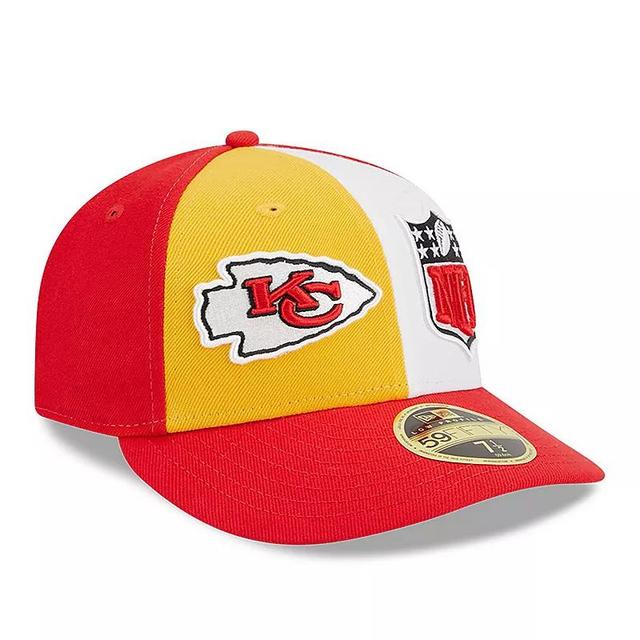 Mens New Era /Red Kansas City Chiefs 2023 Sideline Low Profile 59FIFTY Fitted Hat Product Image