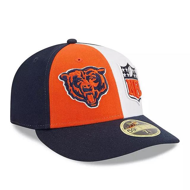 Mens New Era /Navy Chicago Bears 2023 Sideline Low Profile 59FIFTY Fitted Hat Product Image