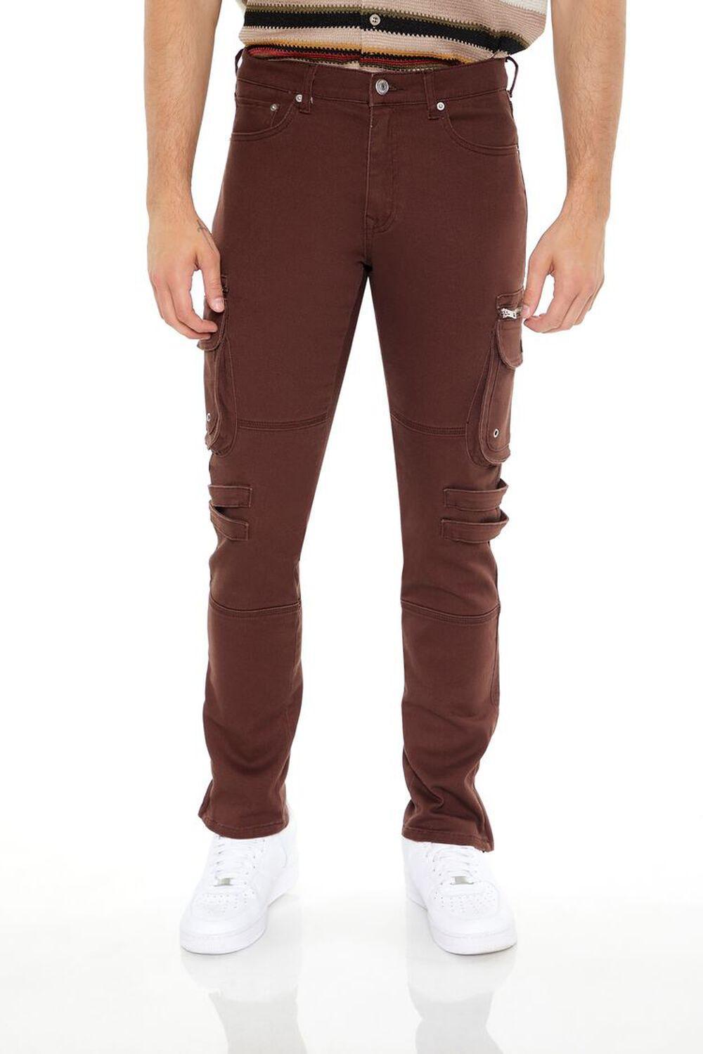 Slim-Fit Cargo Utility Jeans | Forever 21 Product Image