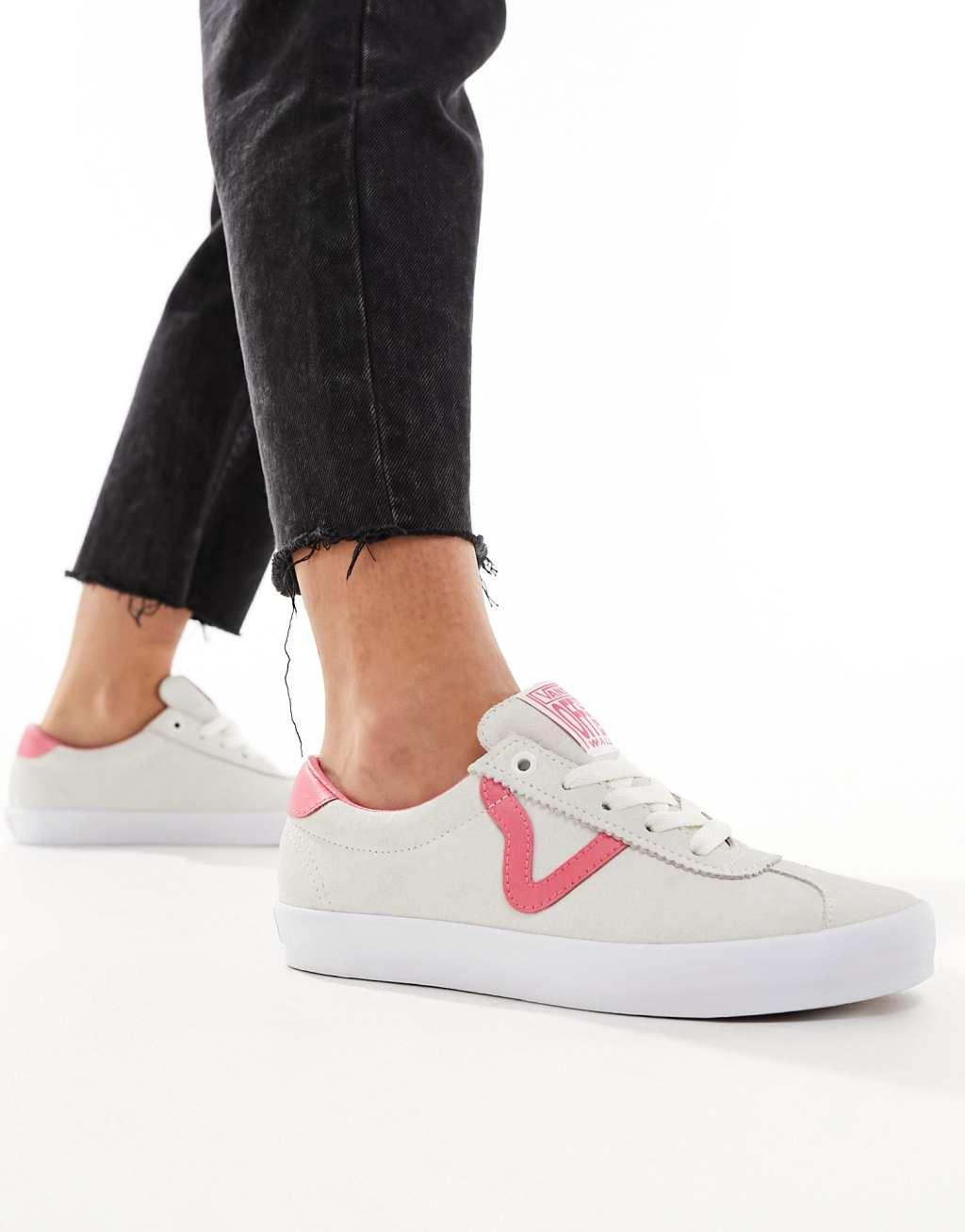 Vans FU Sport Low sneakers in cream and pink Product Image