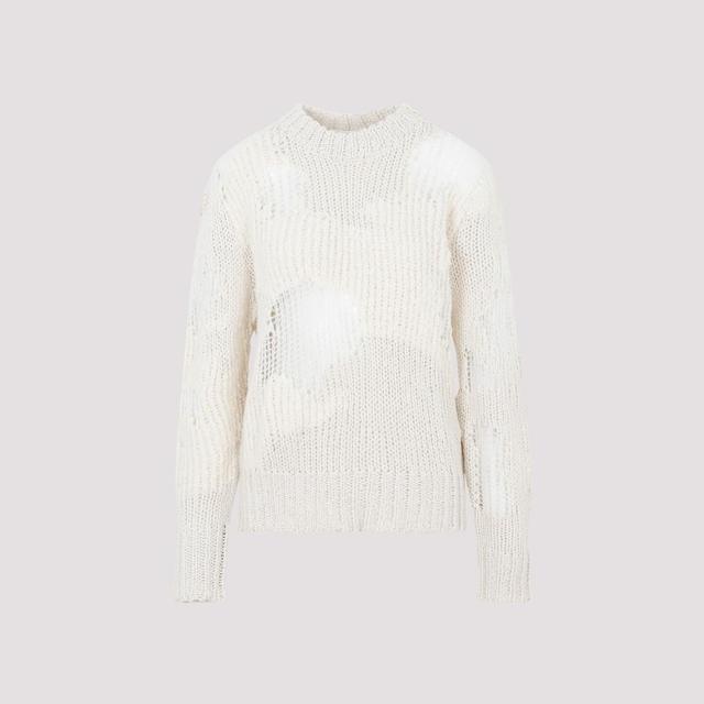 CHLOÉ White Sweater In Nude & Neutrals Product Image