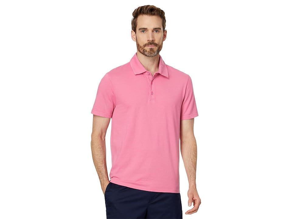 Vince Regular Fit Garment Dyed Cotton Polo Product Image