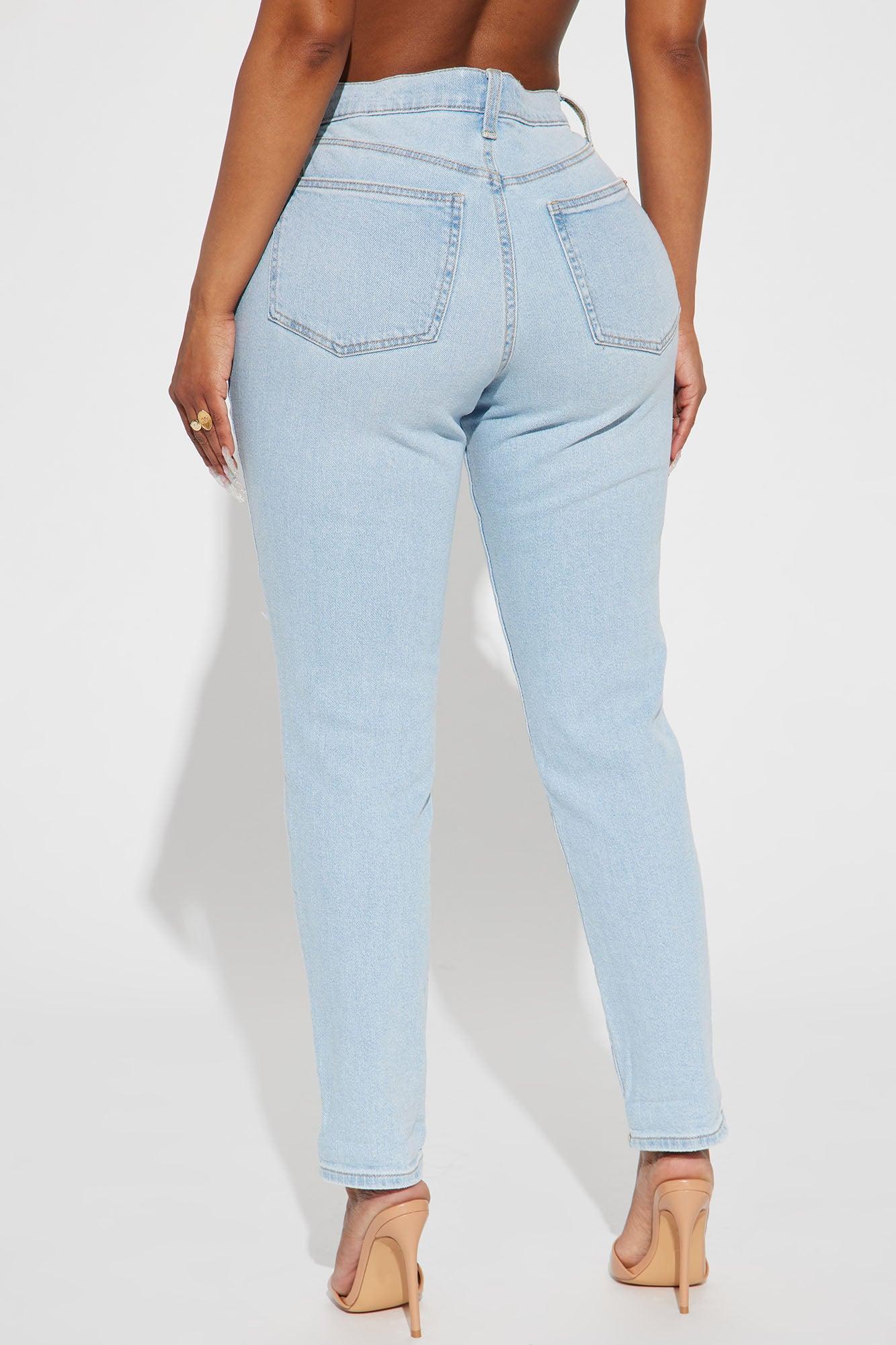 Nova 90's Stretch Mom Jean - Light Wash Product Image