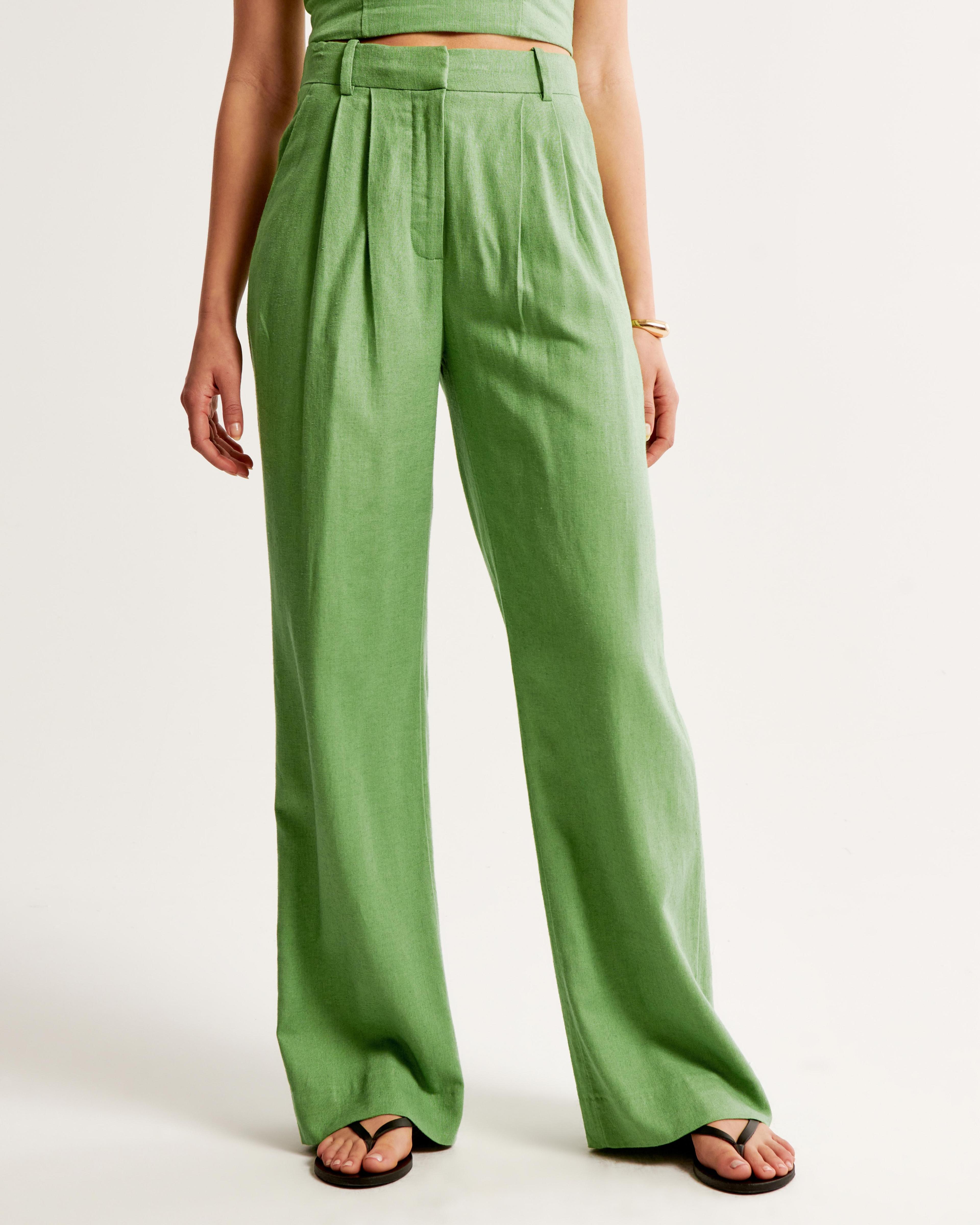 A&F Sloane Tailored Linen-Blend Pant Product Image