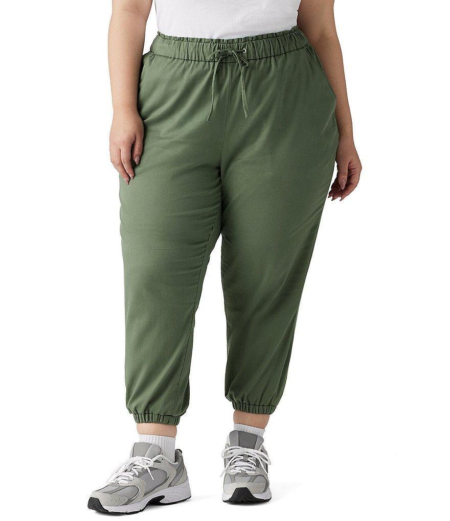 Levi's® Plus Size Off Duty Drawstring Elasticized Waist Pull-On Ankle Jogger Pants Product Image