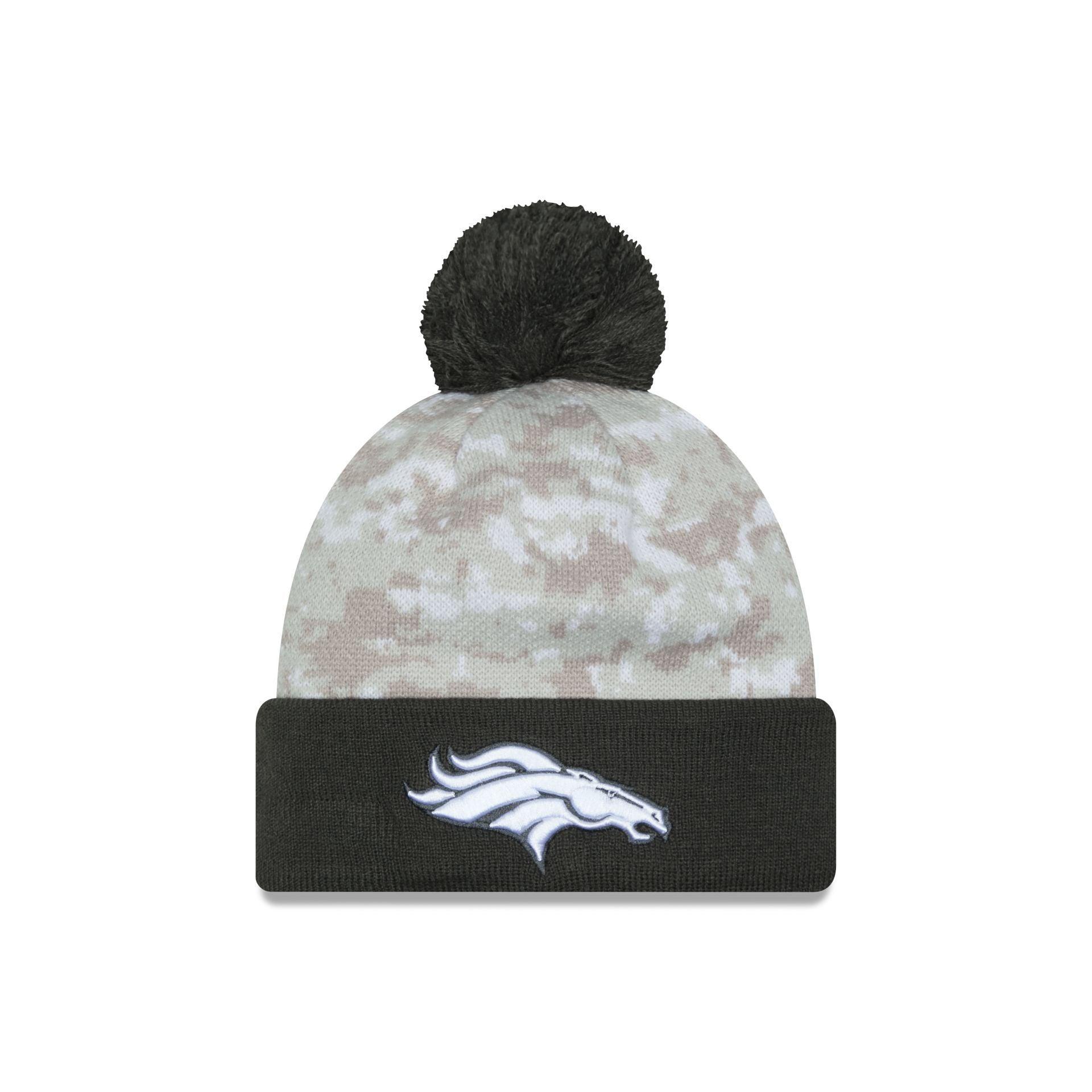 Denver Broncos 2024 Salute to Service Pom Knit Hat Male Product Image