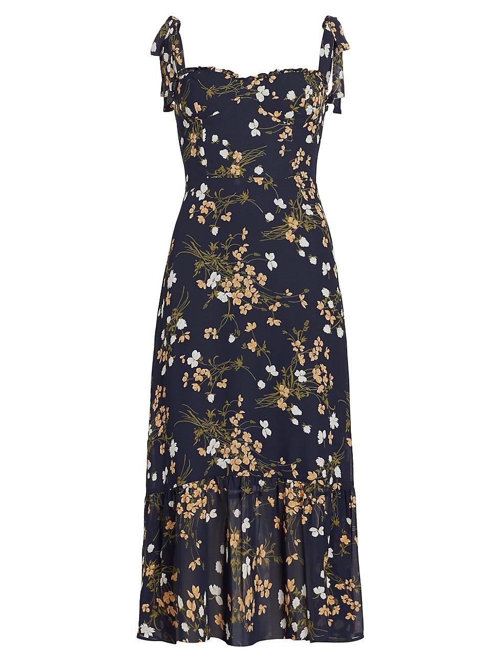 Womens Nikita Floral Sleeveless Midi-Dress Product Image