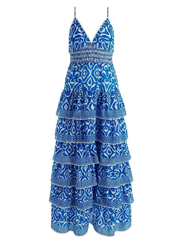 Womens Imogene Tiered Maxi Dress Product Image