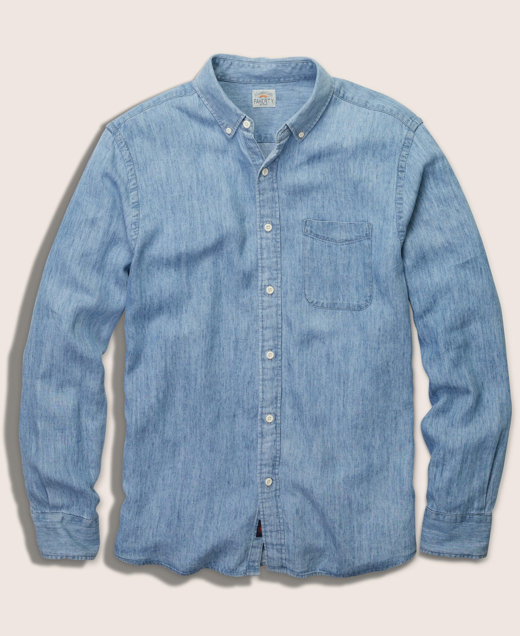 Tried & True Chambray Shirt (Tall) - Vintage Indigo Male Product Image