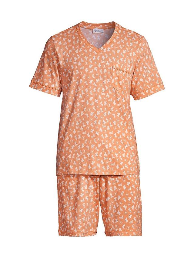 Mens Road Trip Graphic Cotton Pajamas Product Image