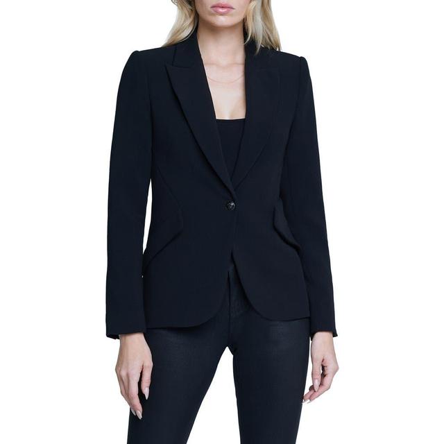 L'agence Chamberlain Blazer In Black/black Product Image