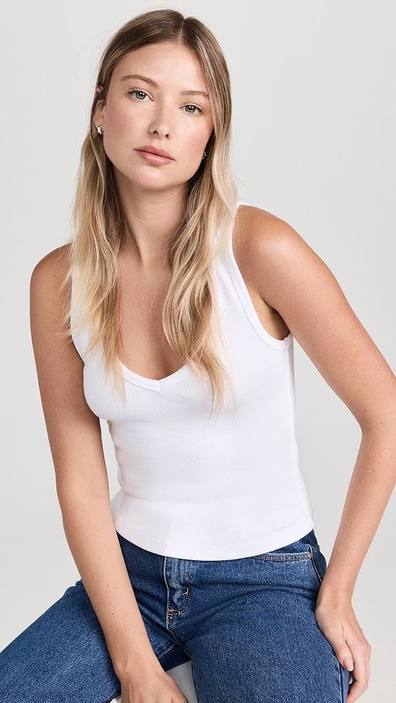 perfectwhitetee V Neck Blondie Tank | Shopbop product image