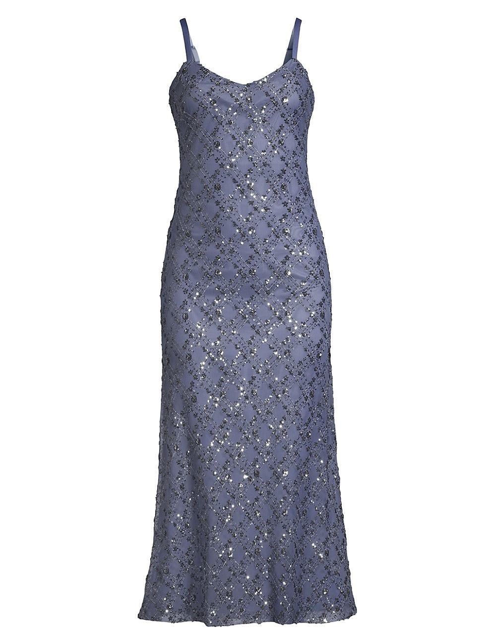 Womens Brigid Beaded Midi-Dress product image