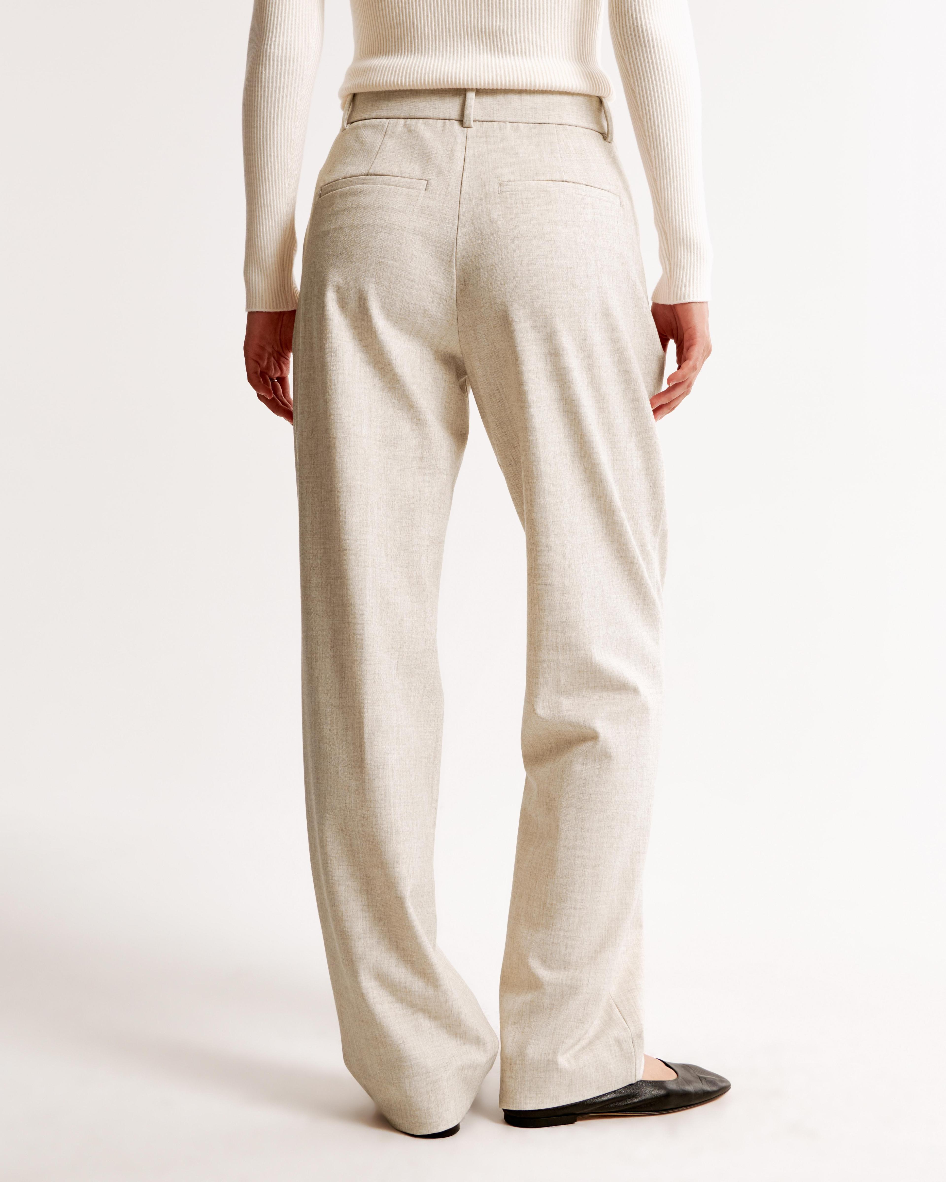 A&F Quinn Tailored Straight Pant Product Image