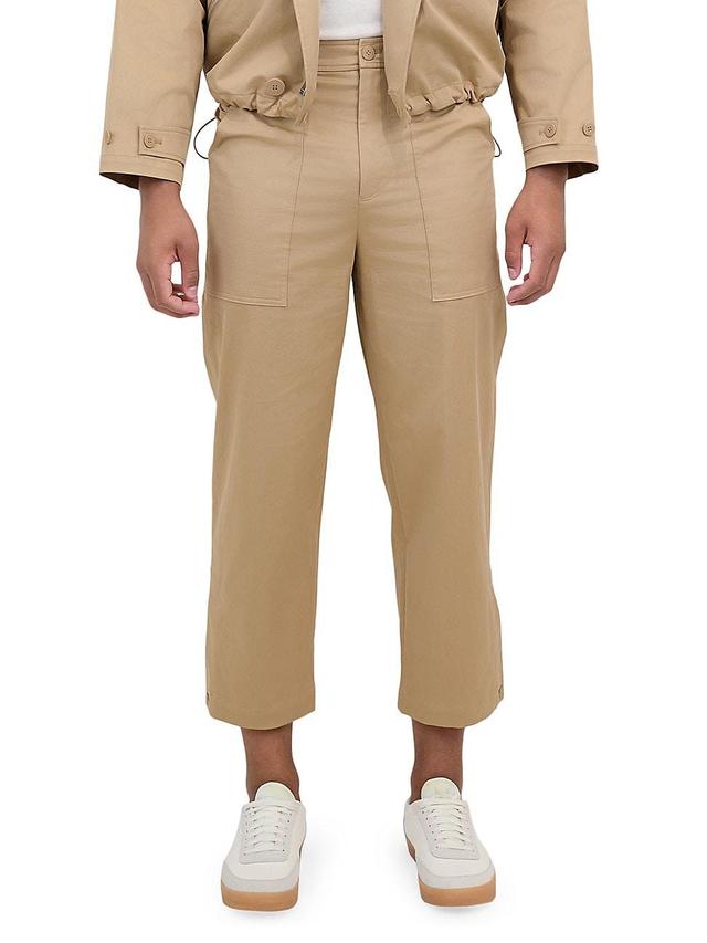 Mens Kurt Travail Stretch-Cotton Cropped Pants Product Image