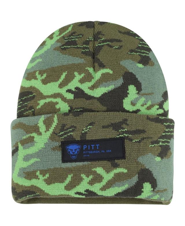 Mens Nike Camo Pitt Panthers Veterans Day Cuffed Knit Hat Product Image