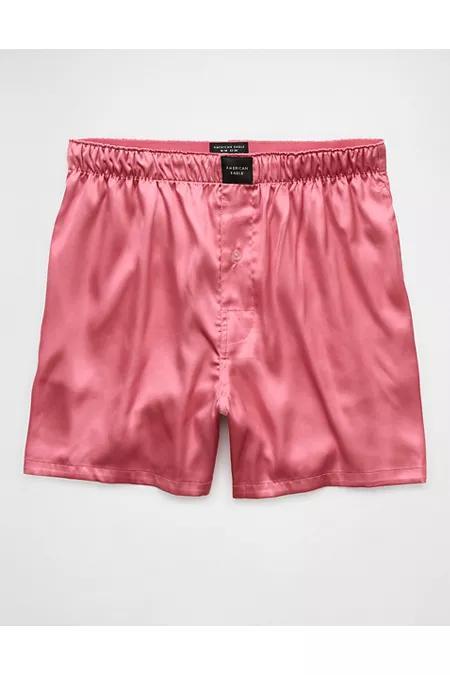 AEO Mens Solid Satin Pocket Boxer Short Mens Product Image