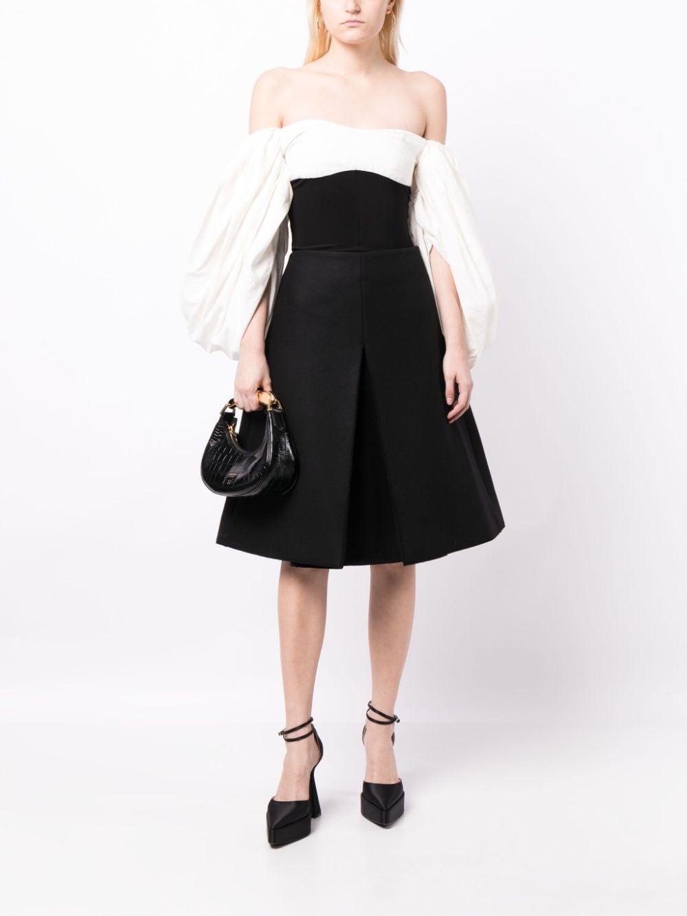 Boris Virgi Wool Blend Skirt In Black Product Image