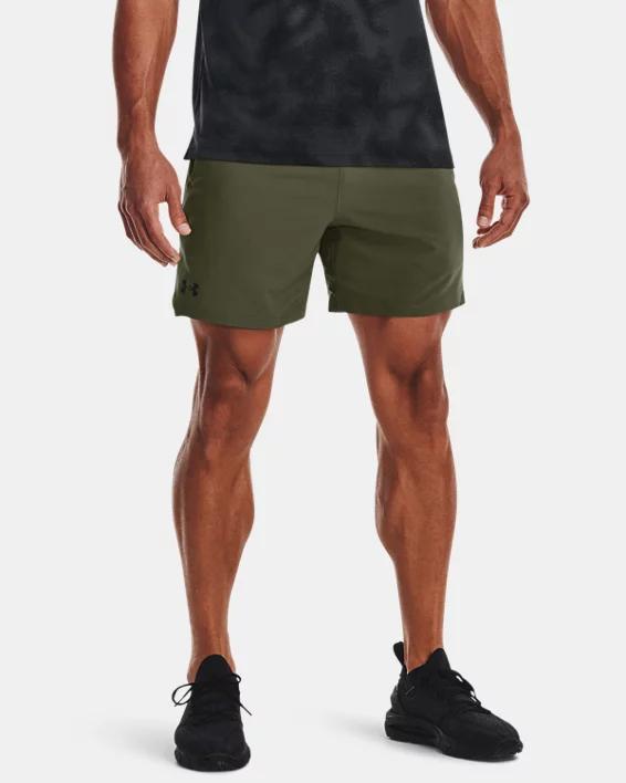 Under Armour Mens Under Armour Vanish Woven 6 Shorts - Mens Marine Od Green/ Black Product Image