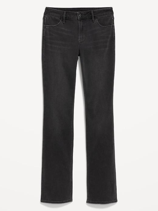 Mid-Rise Wow Boot-Cut Jeans Product Image