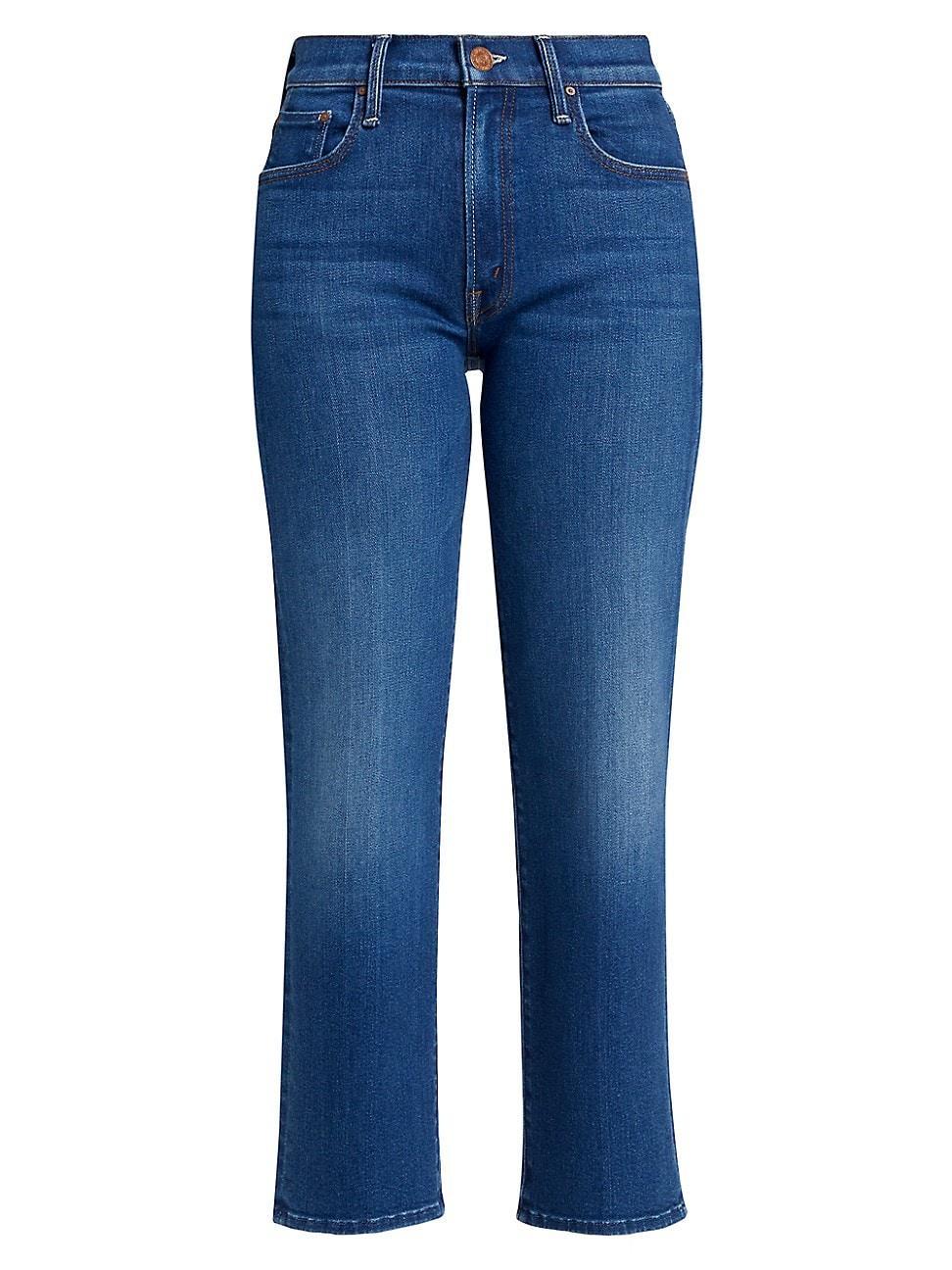 Womens The Rambler Cropped Straight-Leg Jeans Product Image