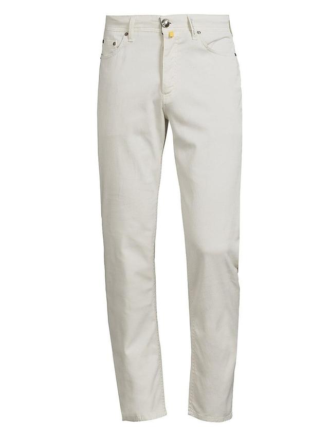 Mens Twill Slim-Straight Pants Product Image