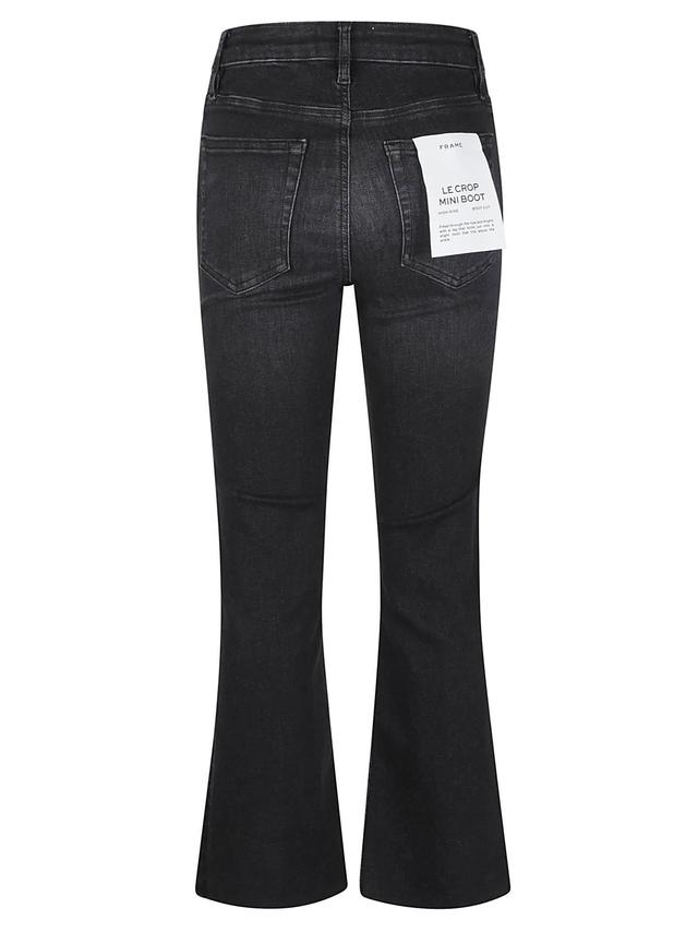 FRAME Le High Straight Long Jeans In Black Product Image