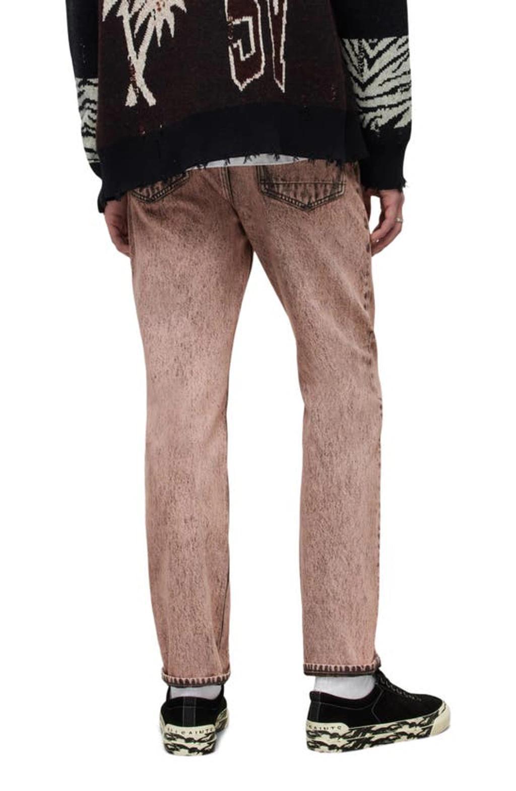 Curtis Overdye Slim Fit Jeans In Pink Product Image