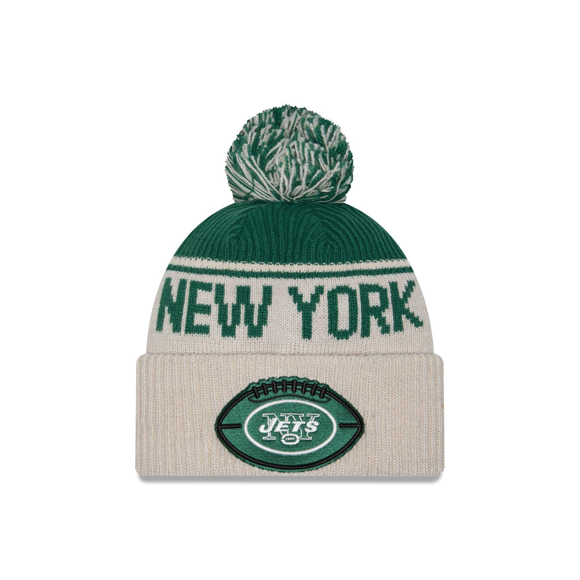 New York Jets 2024 Cold Weather Historic Pom Knit Hat Male Product Image