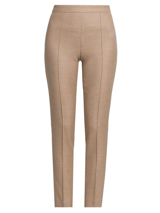 Womens Mick My Flannel Cashmere Slim Trousers Product Image