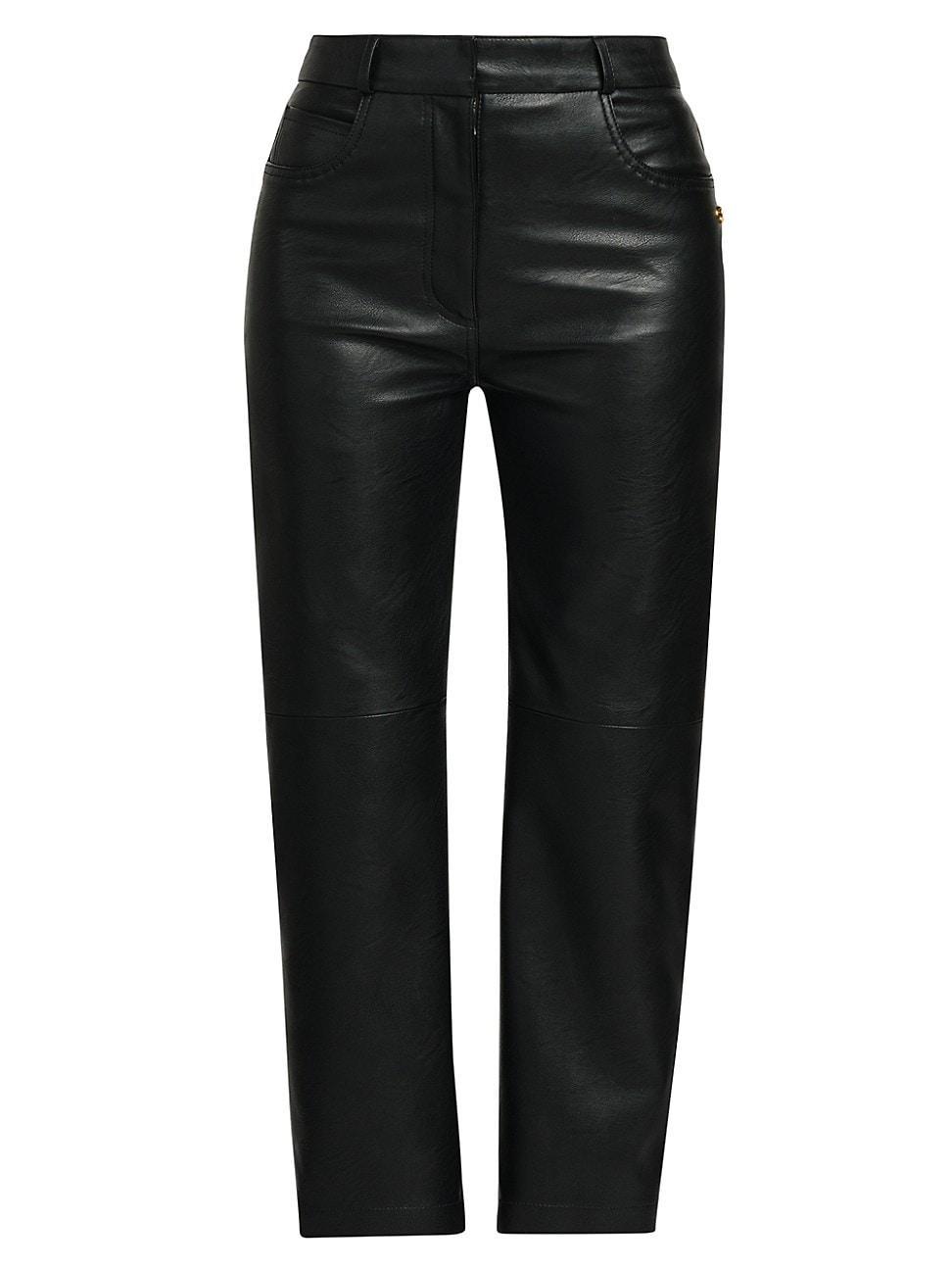 Stella McCartney Faux Leather Five-Pocket Pants Product Image