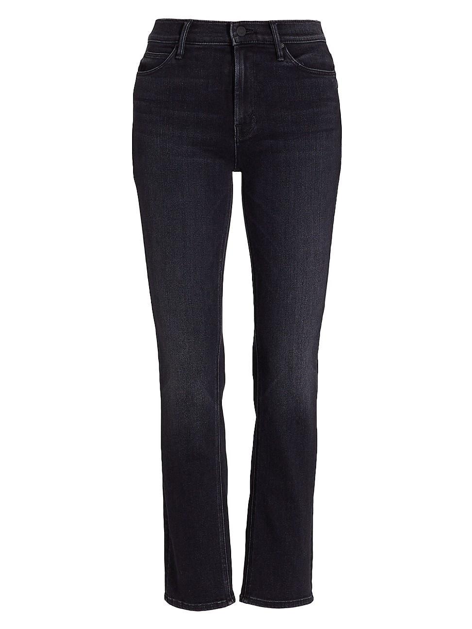 Womens The Dazzler Mid-Rise Stretch Straight-Leg Ankle Jeans Product Image