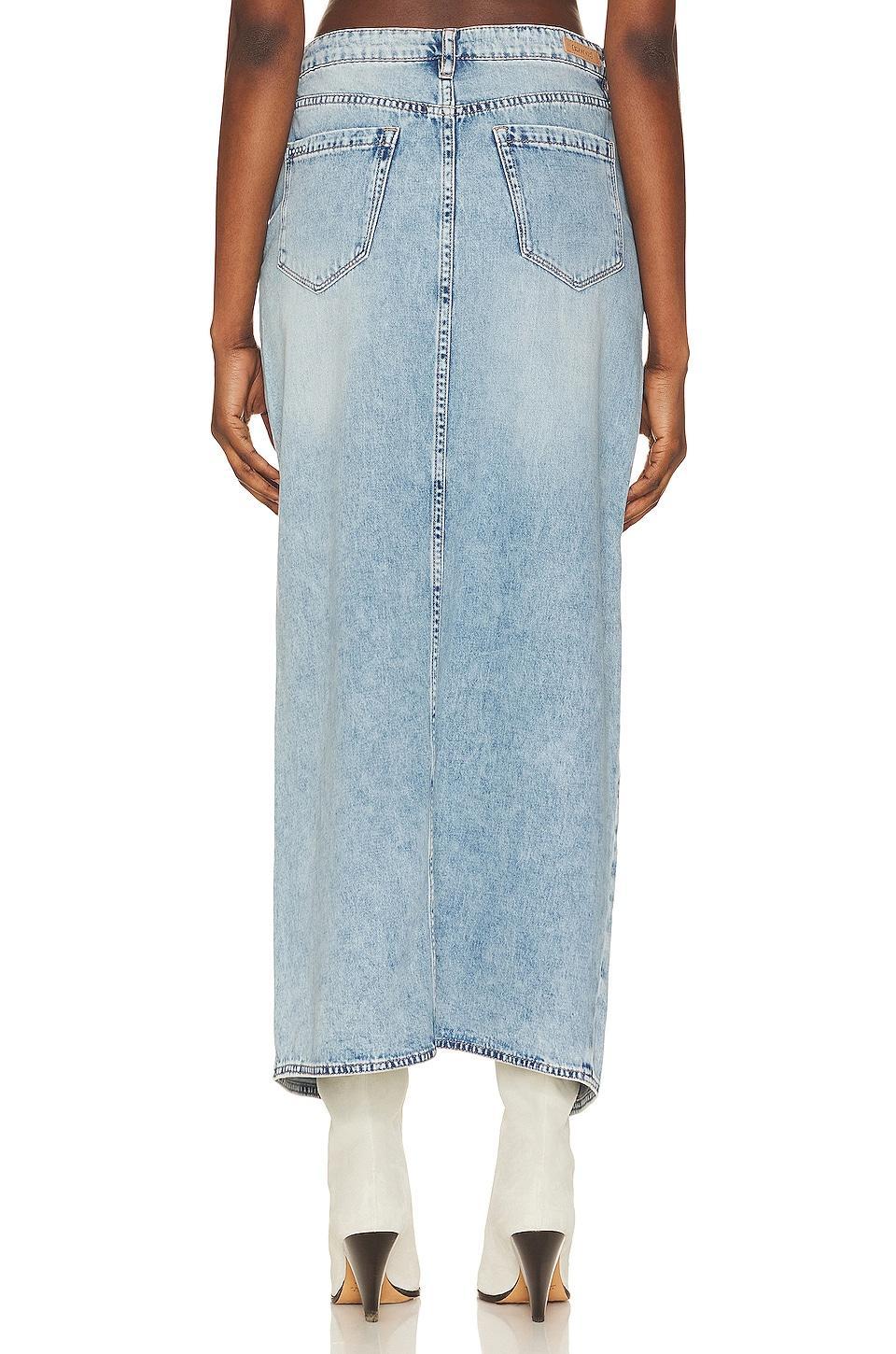 Mid Rise Denim Maxi Skirt BLANKNYC Product Image