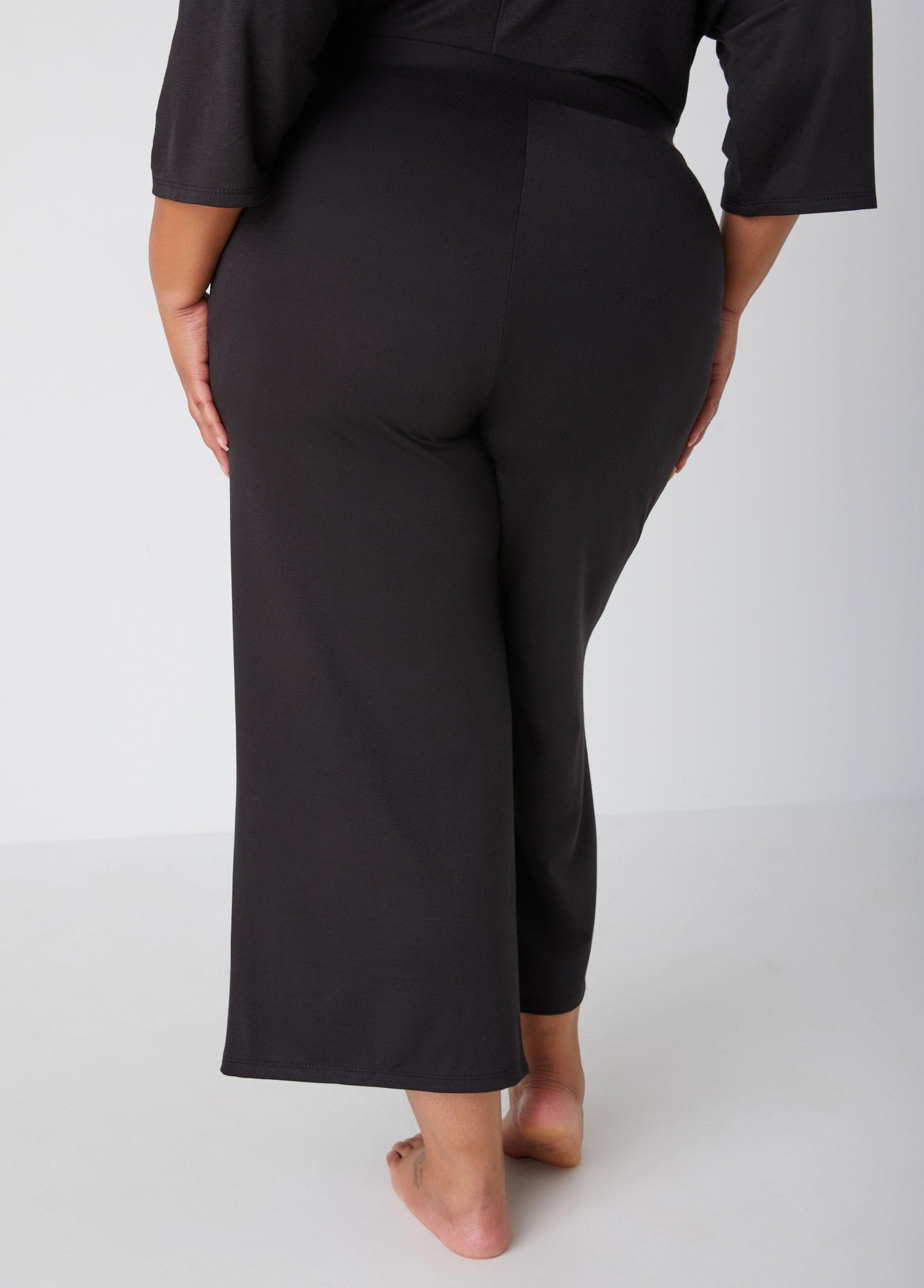 Plus Size Cropped French Terry Lounge Pants Ashley Stewart Product Image