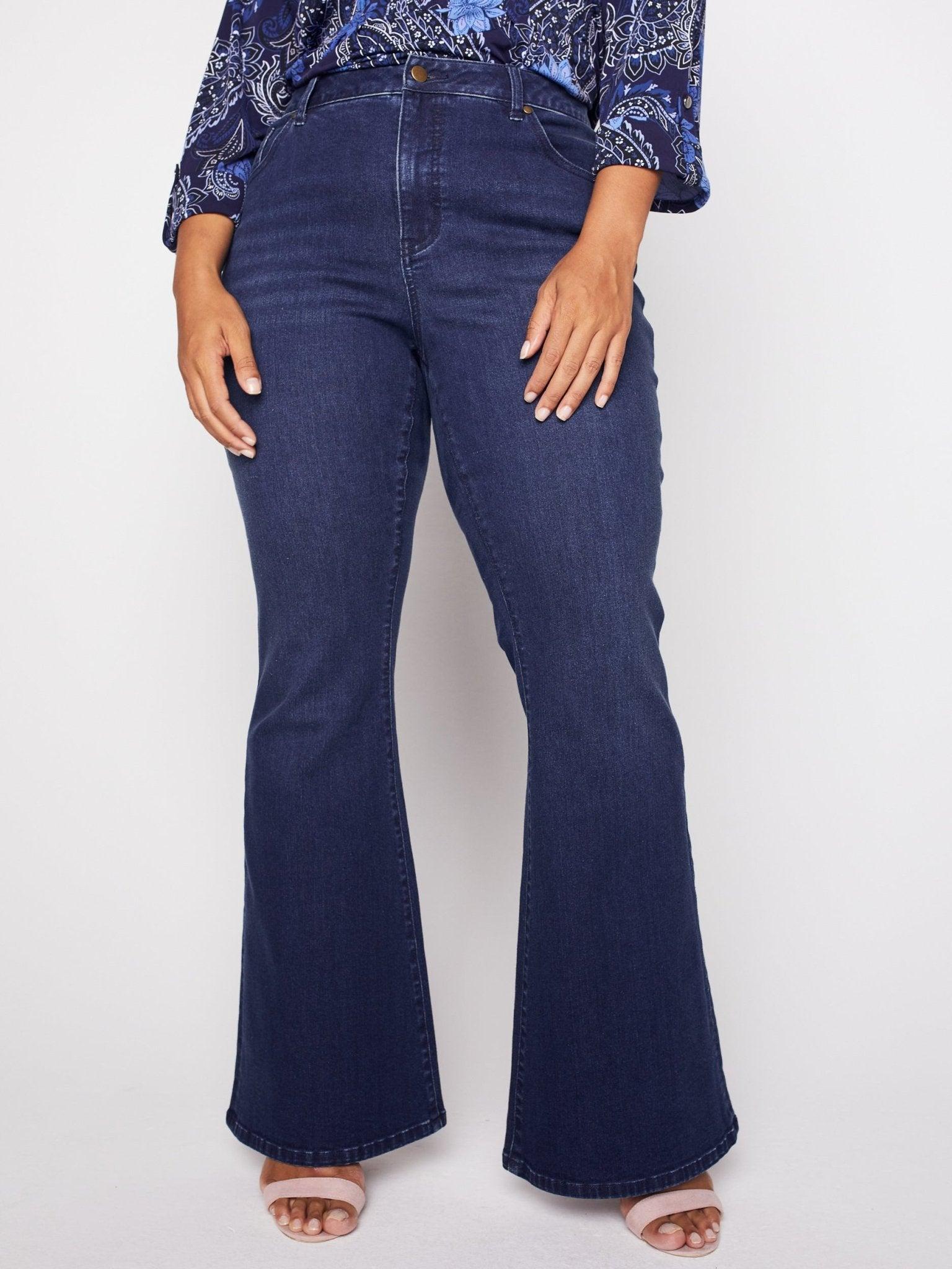 Westport Signature High Rise Modern Flare Leg Jeans - Plus Female Product Image