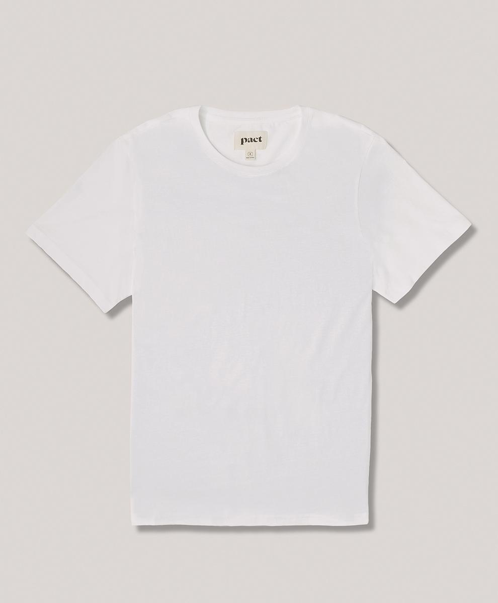 Mens White Softspun Crew Neck Tee S Product Image