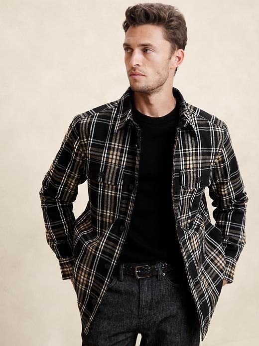 Plaid Shacket Product Image