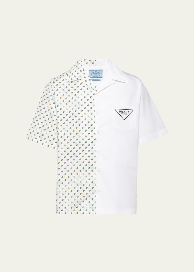 Mens Poplin Double Match Camp Shirt Product Image