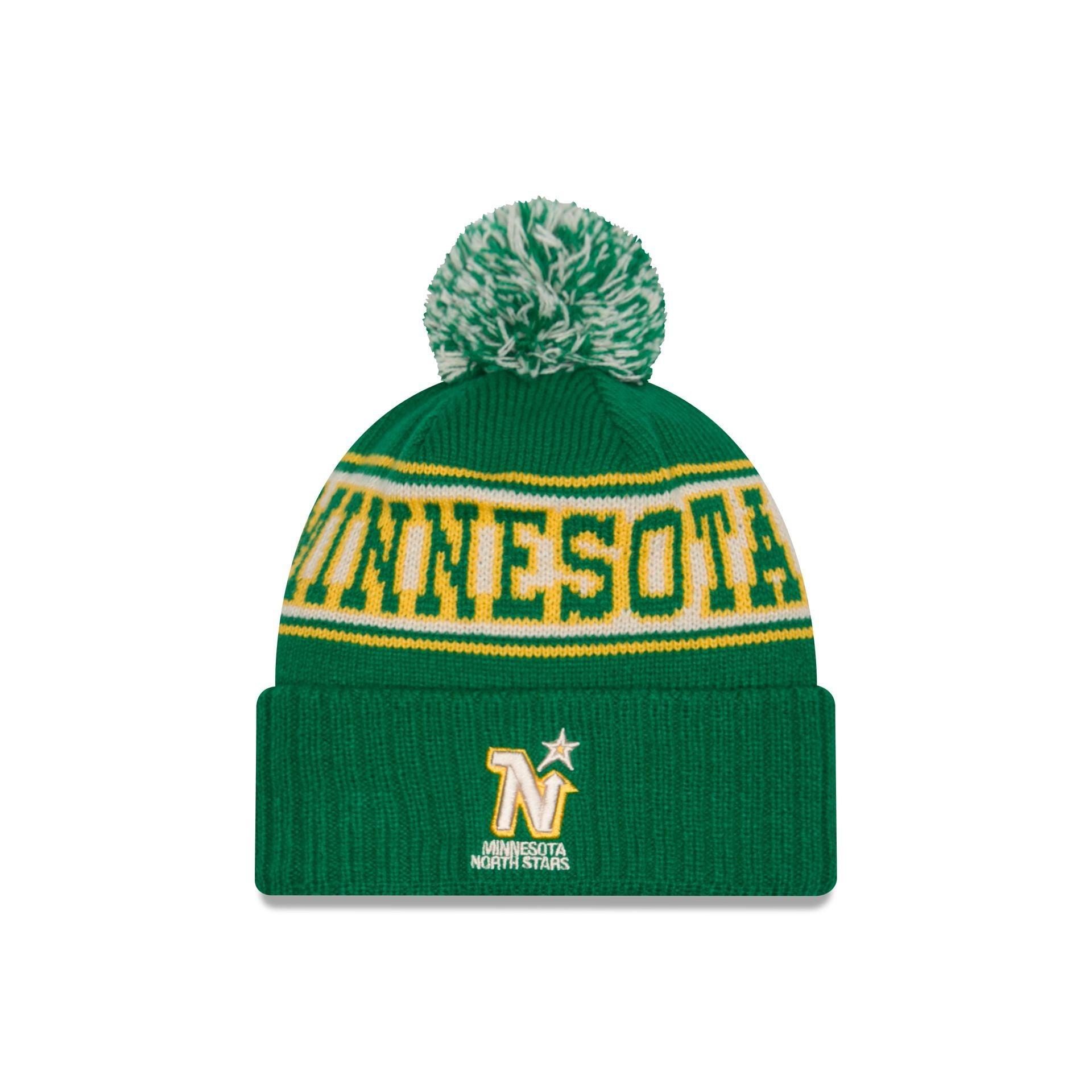 Minnesota North Stars Retro Pom Knit Hat Male Product Image