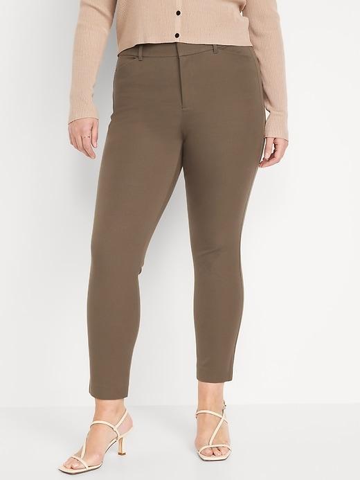 High-Waisted Pixie Skinny Ankle Pants Product Image