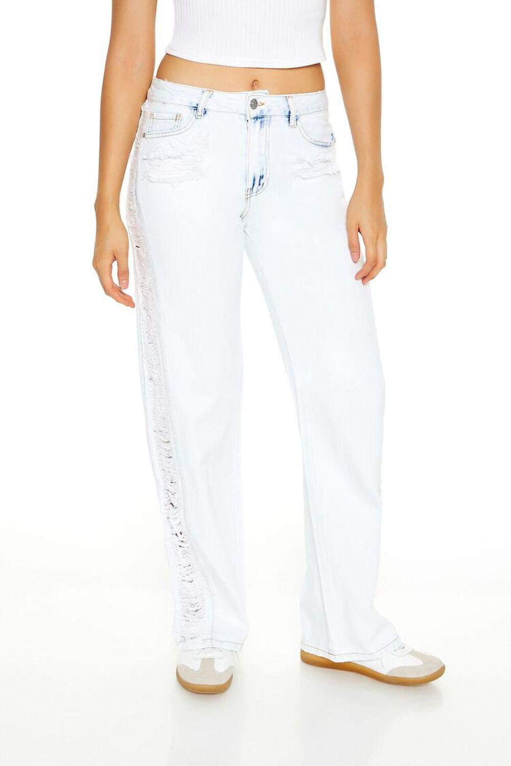 Destroyed Acid Wash Jeans | Forever 21 Product Image