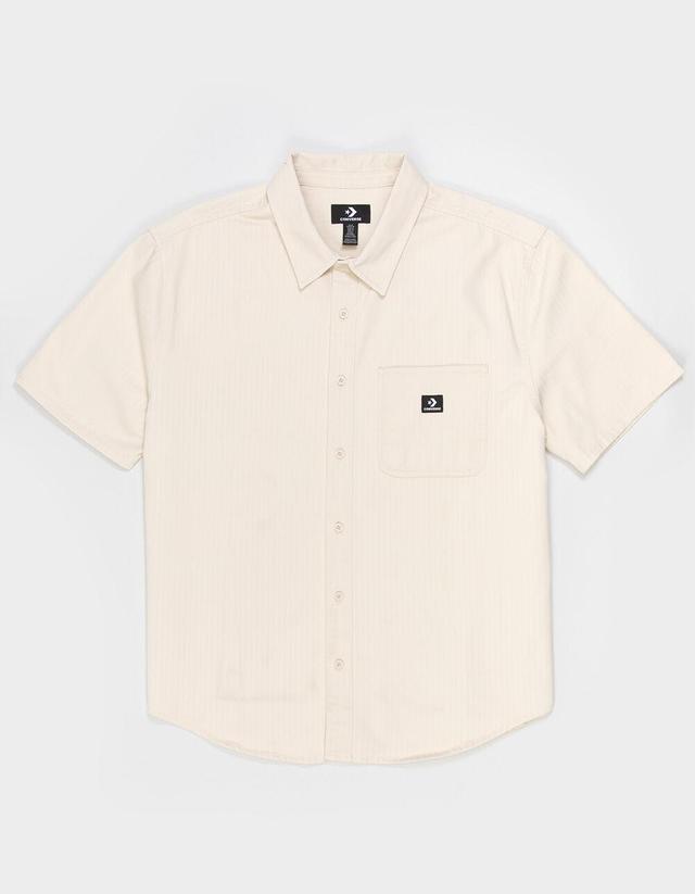 CONVERSE Woven Mens Button Up Shirt Product Image