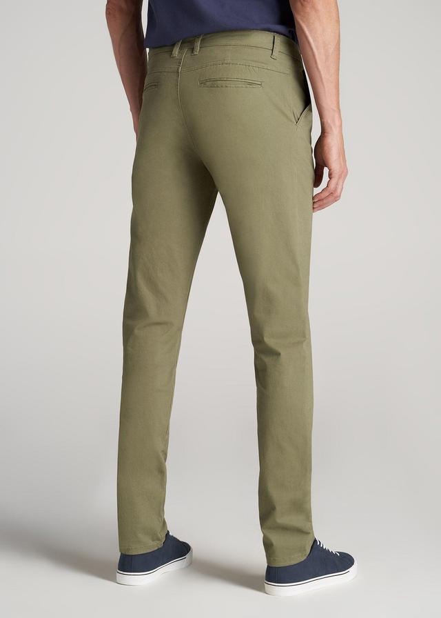 Carman TAPERED Chinos in Fatigue Green - Pants for Tall Men Male Product Image