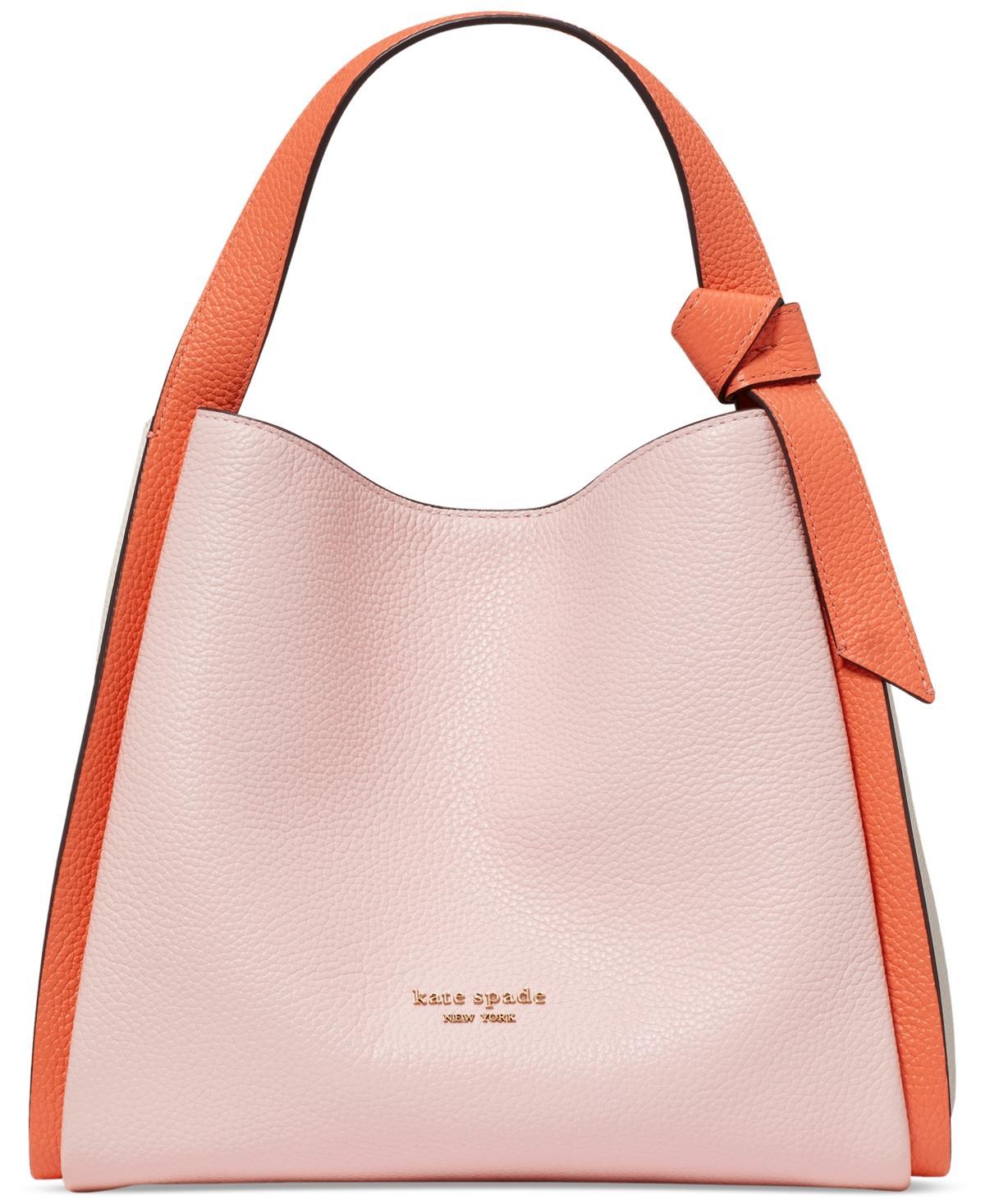 kate spade new york knott large colorblock leather handbag Product Image