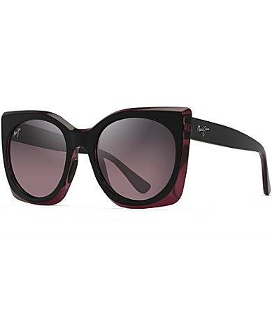 Maui Jim Womens Pakalana 52.5mm Square Sunglasses Product Image