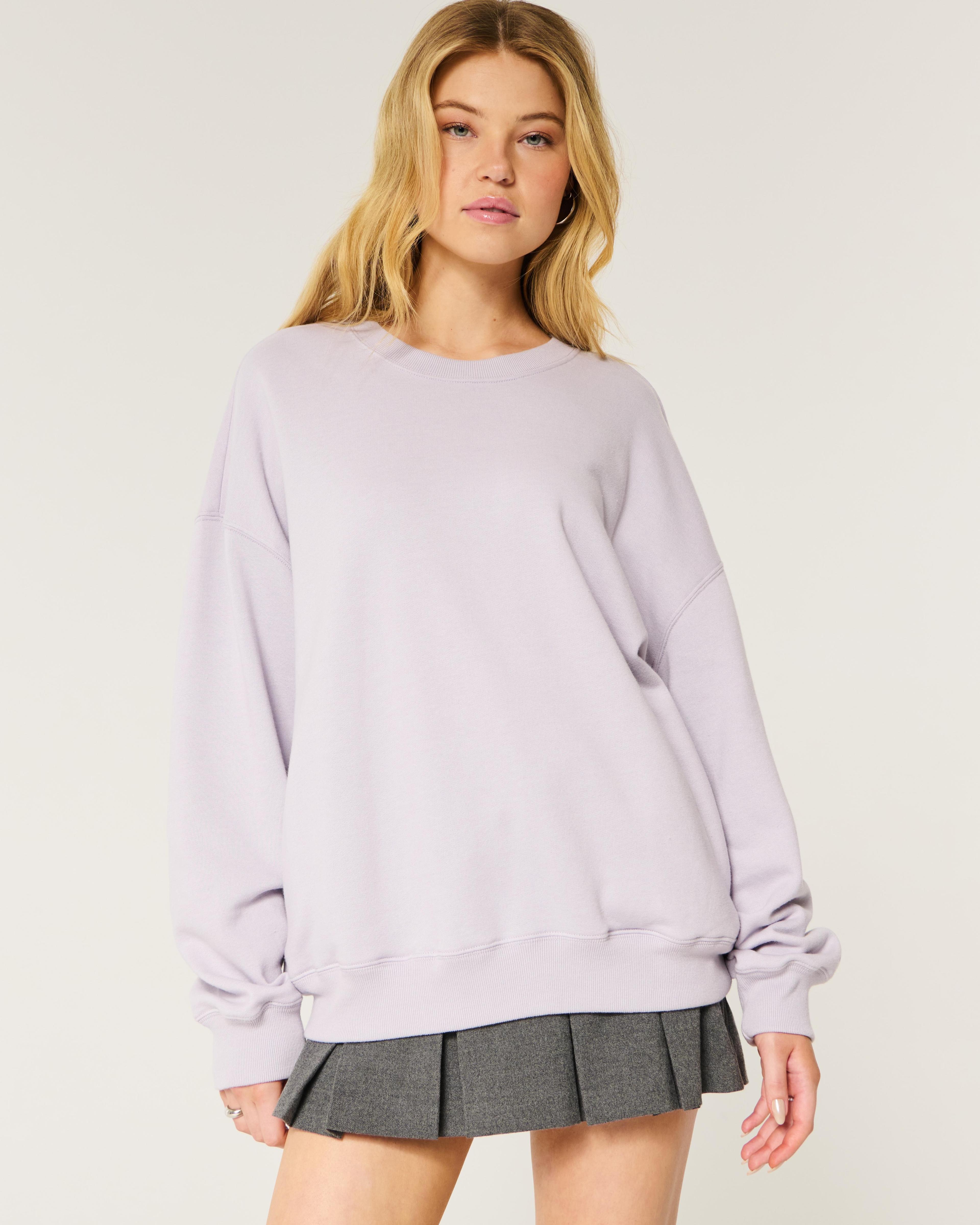 Oversized Crew Sweatshirt Product Image