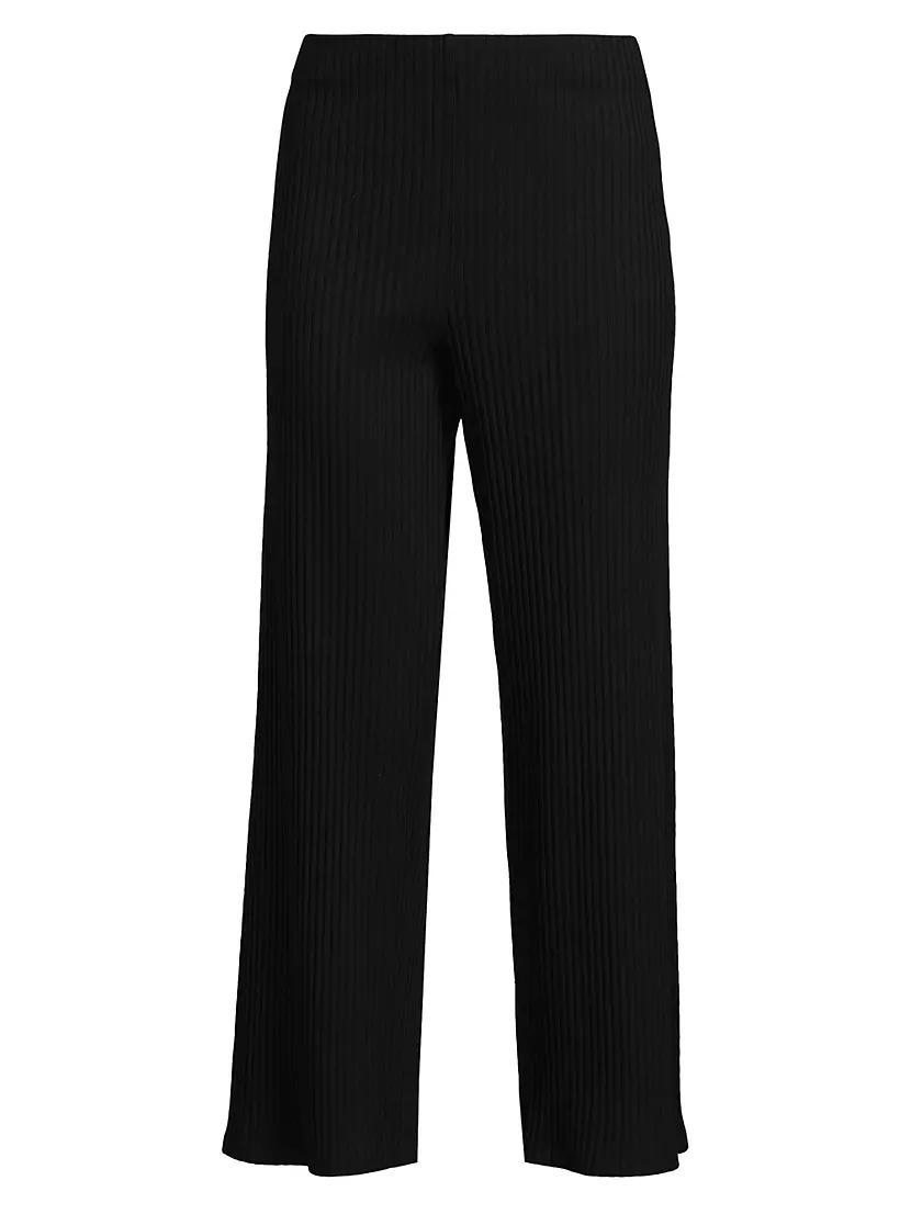 Ribbed Ankle Crop Pants product image