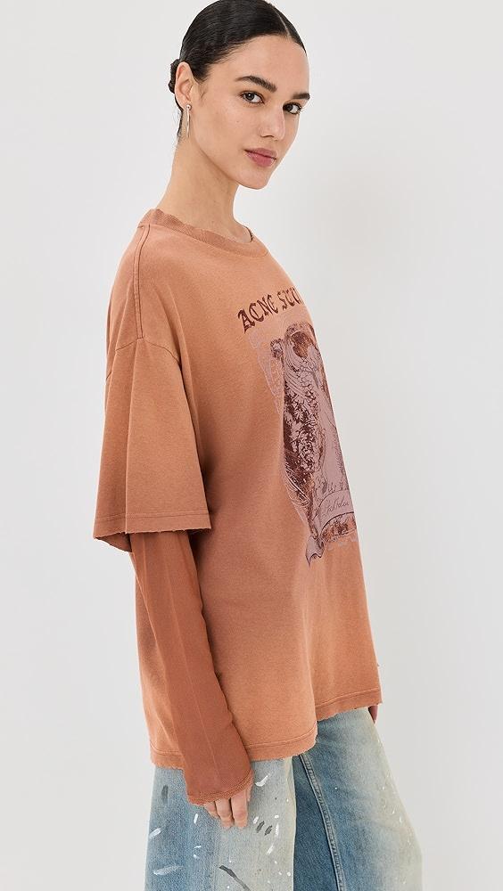 Acne Studios Layered Long Sleeve Tee | Shopbop Product Image